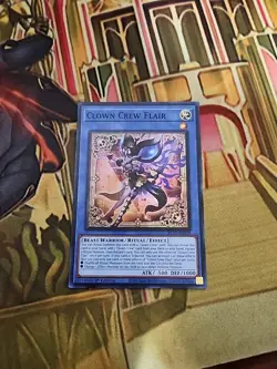 Clown Crew Flair BLZD-EN029 Super Rare 1st Edition NM Yugioh - Image 1
