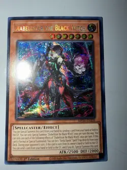 Yu-Gi-Oh - Diabellstar The Black Witch MP24-EN109 Secret Rare - Image 1