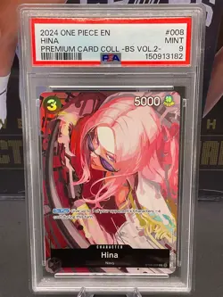 2024 One Piece ST06-008 Hina Premium Card Collection Best Selection Vol.2 PSA 9 - Image 1