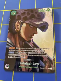 Trafalgar Law (SP) OP01-047 Kingdoms of Intrigue OP04 Foil ENGLISH NM - Image 1