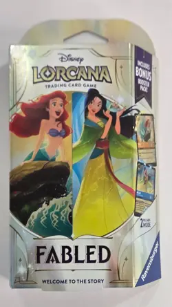 LORCANA Fabled 2025 SEALED Starter Deck & Booster Pack DISNEY TCG - Image 2
