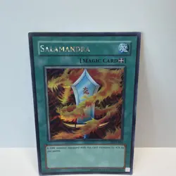 Yu-Gi-Oh! TCG Salamandra Spell-Equip Foil Card Konami Standard Size - Image 1
