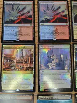 Secrets Of Strixhaven Rare Land Bundle X16 Cards MTG - 3x Foil Portal Lands NM - Image 4