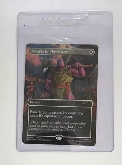 Sealed THANOS Magic The Gathering PSA Mag PROMO Card Swords To Plowshares - Image 2