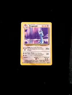 Dragonair 18/102 Base Set Regular Rare 80 HP English Pokemon TCG Card - Image 2