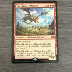 Wizards of the Coast MTG 10-Card Lot Worldgorger Dragon, Mantle, WL13 - Image 1
