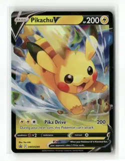 SWSH: Sword & Shield Promo Cards #SWSH285 Pikachu V Lightly Played (LP) - Image 1