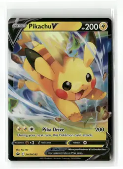 SWSH: Sword & Shield Promo Cards #SWSH285 Pikachu V Lightly Played (LP) - Image 1