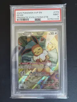 PSA 9 Eevee 173 Sv: Scarlet & Violet Promo Card MINT - Image 1