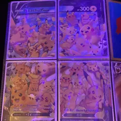 Pikachu V-UNION Promo Cards 4-Card Set SWSH139-142 Holo English - Image 1