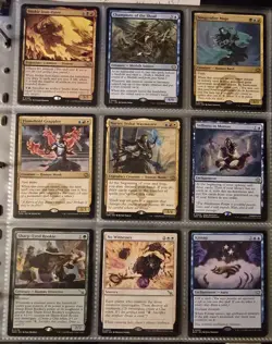 Magic The Gathering Nothing But Rares (Some Mythics Too) Binder Lot. Qty 90 - Image 3