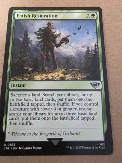 Entish Restoration - Regular - The Lord of the Rings - Mtg - Image 1