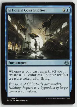Efficient Construction Lightly Played 33 Aether Revolt Magic: The Gathering - Image 1