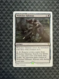 MTG Wishclaw Talisman #0051 White Border Rare Mystery Booster 2 (MB2) - Image 1