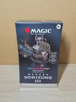 Magic the Gathering Modern Horizons 3 Creative Energy Commander Deck New Sealed - Image 1