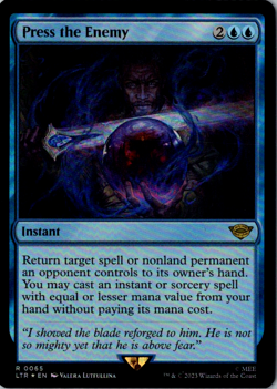 Press the Enemy LTR 2023 Lord of the Rings Tales of Middle-earth MTG Magic 0065 - Image 1