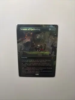 Season of Gathering (Borderless) Bloomburrow Foil - Image 1