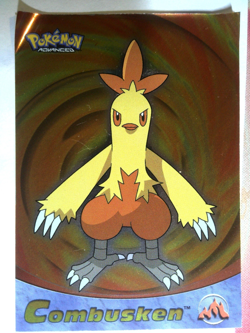 Pokemon Combusken Topps Advanced Foil #25 Damaged - Image 1