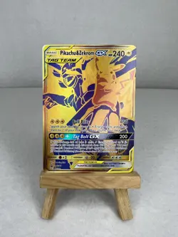 2021 Pokemon TCG Pikachu & Zekrom GX Tag Team SM248 Promo Sun & Moon Near mint - Image 1