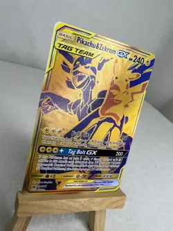 2021 Pokemon TCG Pikachu & Zekrom GX Tag Team SM248 Promo Sun & Moon Near mint - Image 2