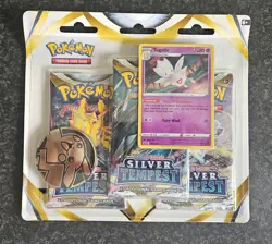 Pokemon TCG: Silver Tempest 3 Pack Blister - Includes Togetic Promo - Image 1
