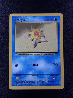 Pokemon Staryu Base Set 65/102 Mint 10 Vintage 1999 Wotc - Image 1
