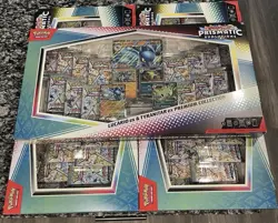 LOT OF 3 New Pokemon Prismatic Lucario/Tyranitar Ex Premium Collection Sealed - Image 1