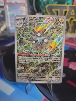 Pokemon TCG Magneton SVP 159 Black Star Promo Surging Sparks Full Art Promo Rare - Image 1