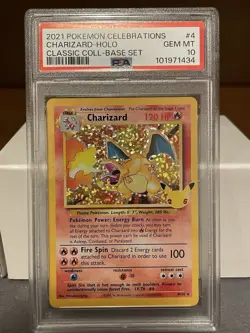 Charizard - Pokemon Celebrations Classic Collection 4/102 - PSA 10 - GEM MINT - Image 1