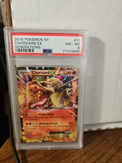 2016 Pokemon Generations Charizard Ex Holo 11/83 PSA 8 - Image 1
