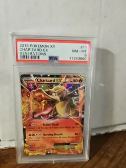 2016 Pokemon Generations Charizard Ex Holo 11/83 PSA 8 - Image 3