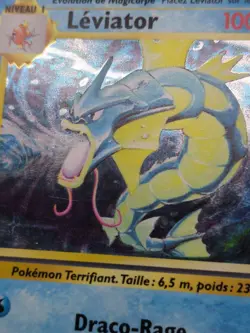 Leviator 6/102 Holo Rare Pokemon Base Set BS 1999 NM Vintage French MP - Image 3