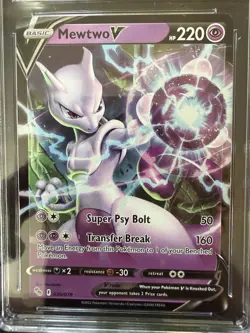 CGC 9 Mewtwo V Pokemon (2022) Pokemon GO 030/078 Holo - Image 3