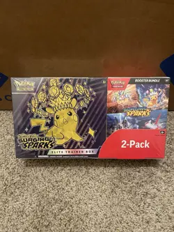 Pokemon Surging Sparks Etb and Booster Bundle ✅sealed✅ - Image 1