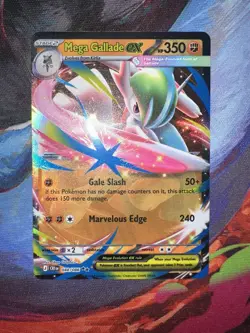MEGA GALLADE EX 048/086 DOUBLE RARE ME04: CHAOS RISING POKEMON HOLO NM/M - Image 1