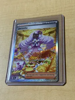 Pokemon Jacinthe Trainer-Full Art Holo 122/088-DAY1 Protected With- ULTRAPROS - Image 4