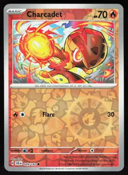 Charcadet 29/142 Common Stellar Crown Pokemon Reverse Holo Near Mint - Image 1