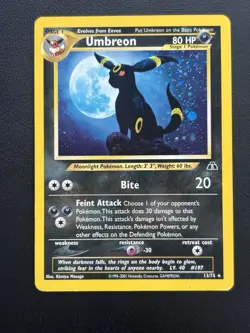 Pokemon Umbreon Neo Discovery Holo Card 13/75 lp Condition Rare - Image 1