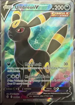 The Pokemon Company Umbreon V 188/203 Evolving Skies Ultra Rare Holo Full Art - Image 1