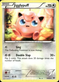 Jigglypuff 78/99 Uncommon Next Destinies Pokemon Lightly Played - Image 1