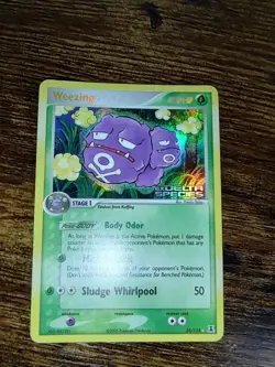 Pokemon Ex Delta Species Weezing 33/113 Reverse Holo Stamped LP - Image 2