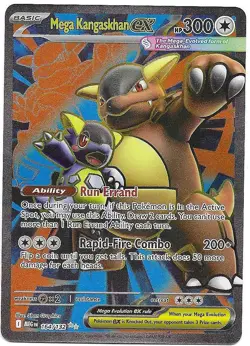 Pokemon Mega Kangaskhan Ultra Rare ex 164/132 Me01: Mega Evolution Holo NM/M - Image 1