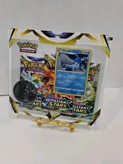 Pokemon BRILLIANT STARS 3-Booster Checklane Blister Pack *NEW* Sealed Comb Ship - Image 1