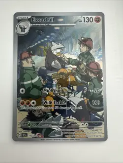 The Pokemon Company Excadrill 174/162 SV05 Temporal Forces Holo Illustration Ra… - Image 1