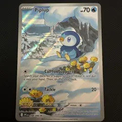 Pokemon TCG Piplup 098/094 Me02: Phantasmal Flames Holo English - Image 2