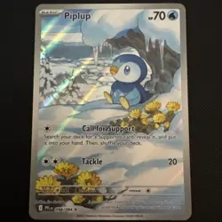 Pokemon TCG Piplup 098/094 Me02: Phantasmal Flames Holo English - Image 3