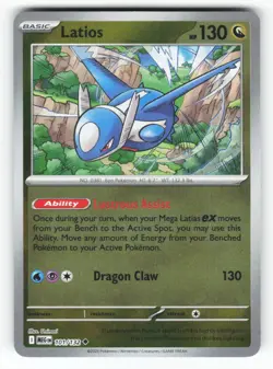 Latios 101/132 Uncommon Mega Evolution Pokemon Reverse Holo Near Mint - Image 1
