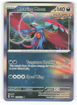 Roaring Moon 109/162 Rare Temporal Forces Pokemon Holo Near Mint - Image 1