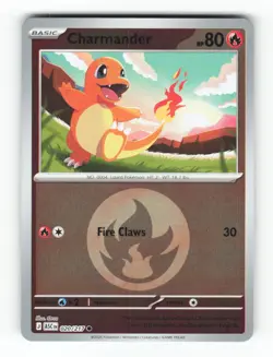 Charmander (Energy Symbol Pattern) 020/217 Holo AH Pokemon Reverse Holo NM - Image 1