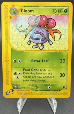 Pokemon - Gloom 078/165 Expedition Base Set Regular - NM - Image 1